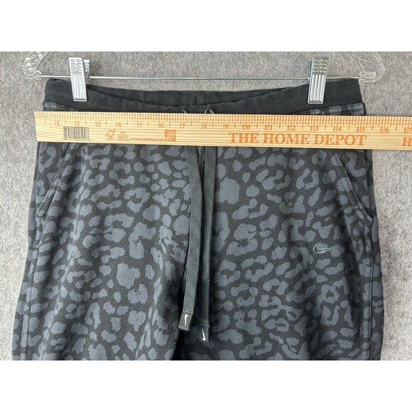 Nike Women's Activewear Black Animal Print Jogger Pants Cuffed Size S Sweatpants - Picture 5 of 9